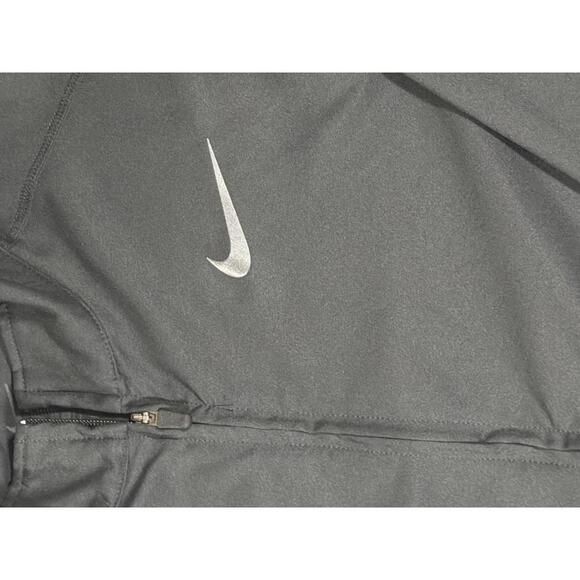 Nike Dri-Fit Men's Black and Gray Windbreaker Full Zip Jacket - Size Large - Picture 3 of 8